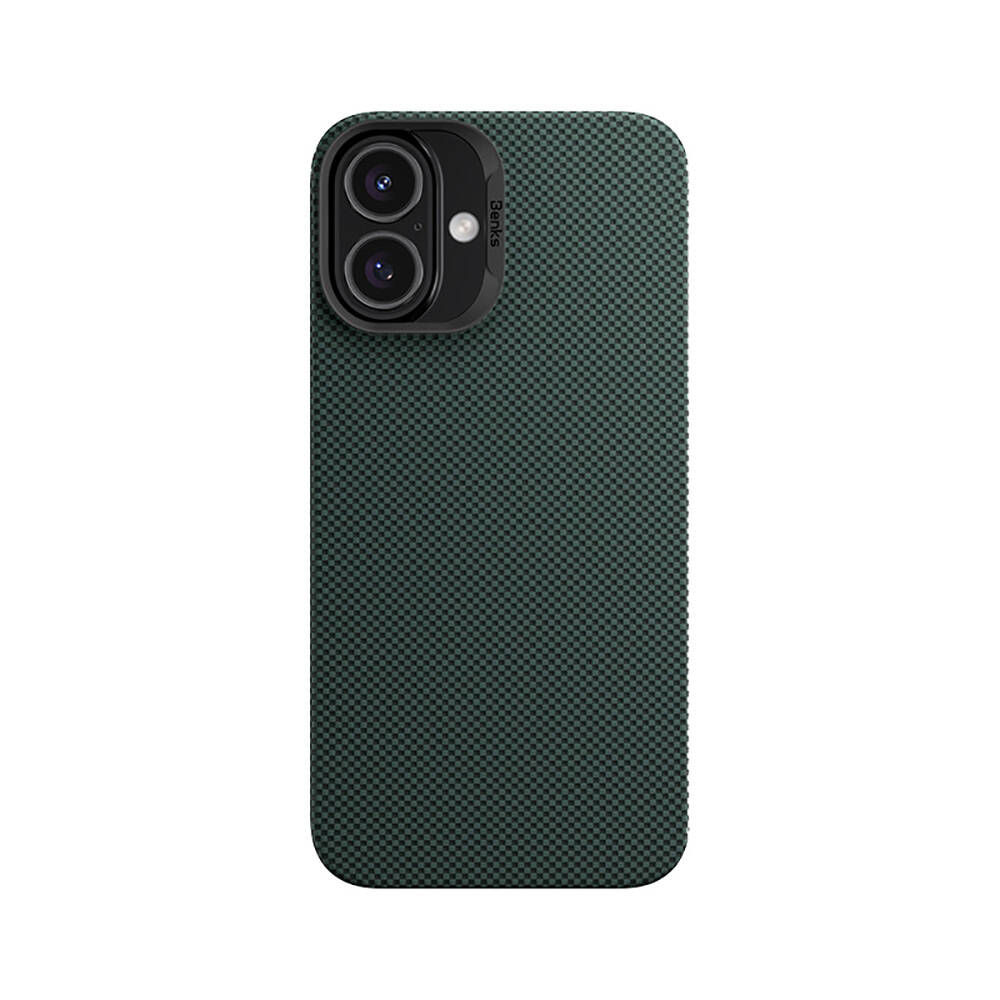 Apple iPhone 16 Uyumlu Kılıf M-safe Şarj Özellikli Benks ArmorTint Serisi ArmorAir Kevlar Kapak