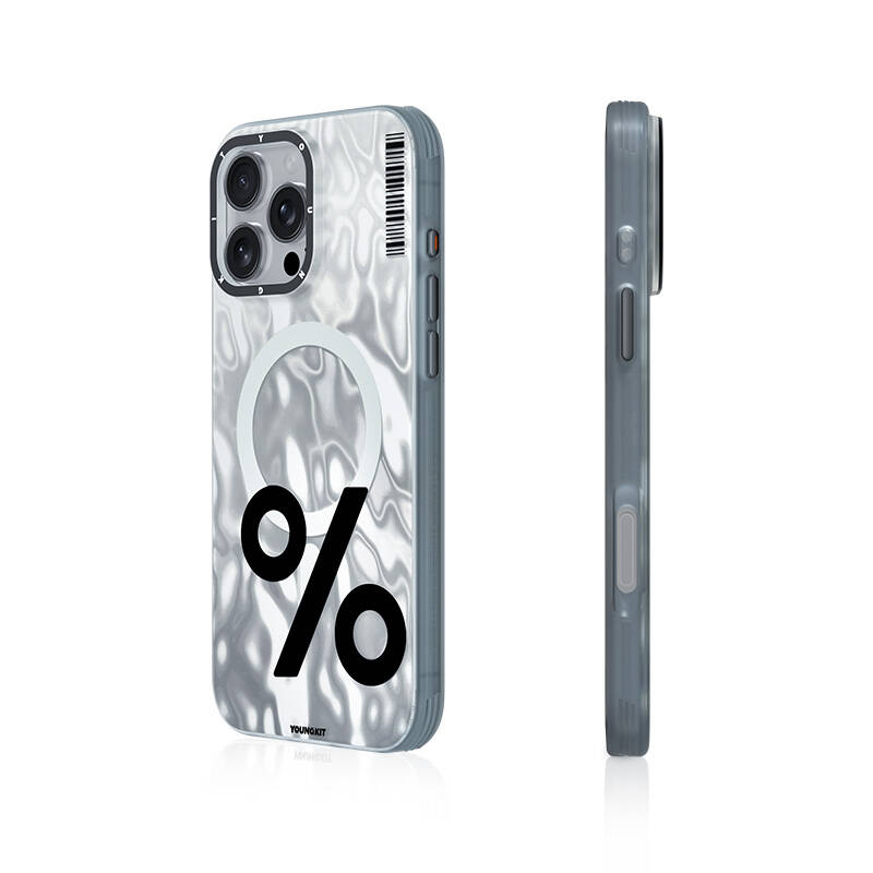 Apple iPhone 16 Pro Uyumlu Kılıf M-safe Şarj Özellikli Youngkit Mathematical Serisi Kapak