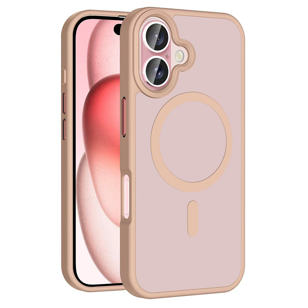 Apple iPhone 16 Plus Uyumlu Kılıf M-safe Şarj Özellikli Mat Arka Yüzey Zore Sio Kapak
