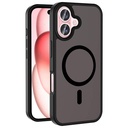 Apple iPhone 16 Plus Uyumlu Kılıf M-safe Şarj Özellikli Mat Arka Yüzey Zore Sio Kapak