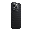 Apple iPhone 14 Pro Max Uyumlu Kılıf Karbon Fiber M-safe Şarj Özellikli Benks Hybrid ArmorPro 600D Kevlar Kapak