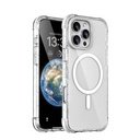 Apple iPhone 16 Pro Uyumlu Kılıf M-safe Şarj Özellikli Taşlı ve Simli Tasarım Mutural Blink Kapak