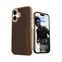 Apple iPhone 16 Uyumlu Kılıf M-safe Şarj Özellikli Karbon Fiber Desenli Mutural Montage Kapak