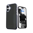Apple iPhone 16 Uyumlu Kılıf M-safe Şarj Özellikli Karbon Fiber Desenli Mutural Montage Kapak