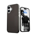 Apple iPhone 16 Uyumlu Kılıf M-safe Şarj Özellikli Karbon Fiber Desenli Mutural Montage Kapak