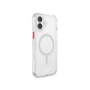 Apple iPhone 16 Uyumlu Kılıf M-safe Şarj Özellikli Şeffaf Airbag Tasarımlı Skinarma Saido Kapak