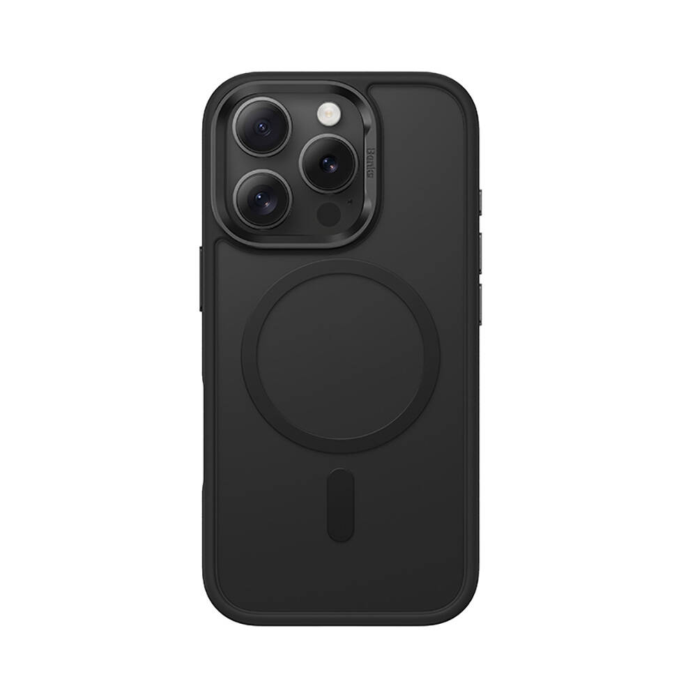 [RNZ-TA110679] Apple iPhone 16 Pro Uyumlu Kılıf M-safe Şarj Özellikli Benks Mist Protective Kapak (Siyah)
