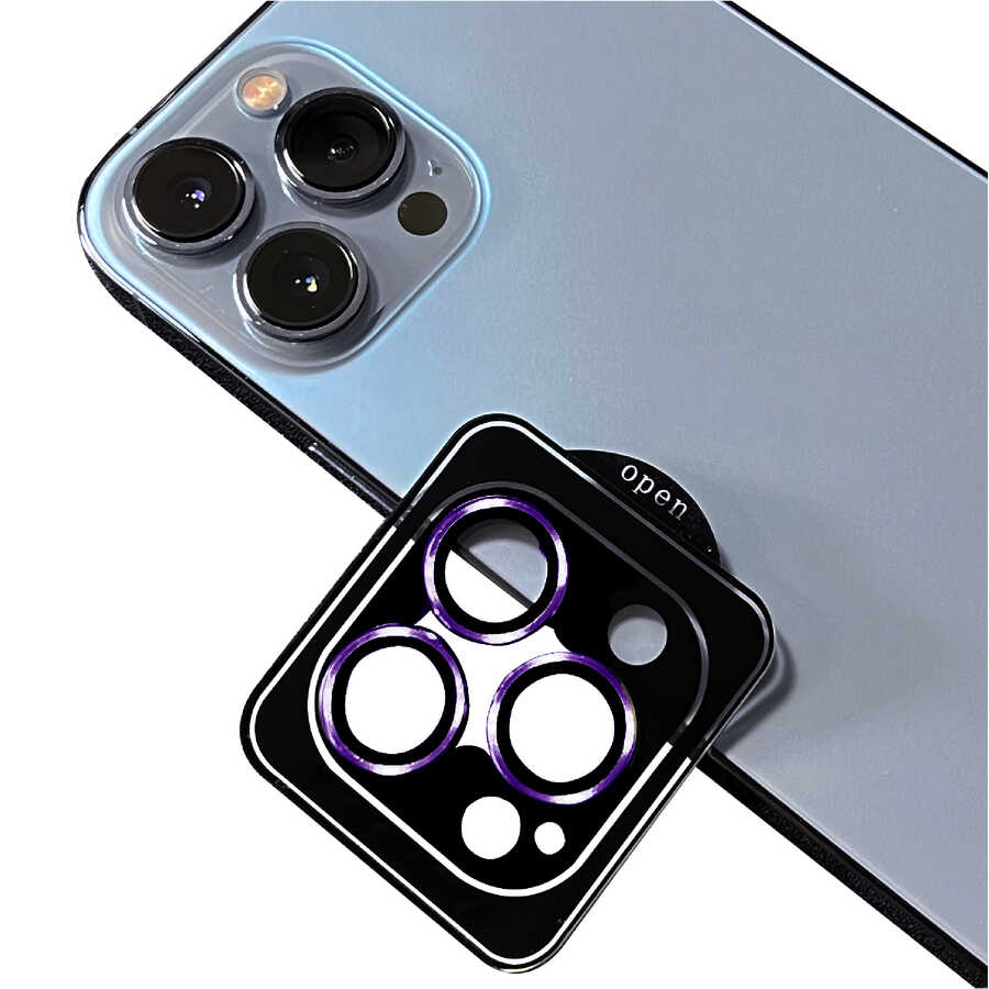 Apple iPhone 16 Pro Uyumlu Zore CL-18 Kamera Lens Koruyucu