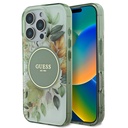 Apple iPhone 16 Pro Max Uyumlu Kılıf Guess Orjinal Lisanslı M-safe Şarj Özellikli Flower Tonal Circle Kapak