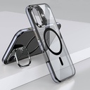 Apple iPhone 16 Plus Uyumlu Kılıf M-safe Şarj Özellikli Wlons Standlı Efsane Kapak