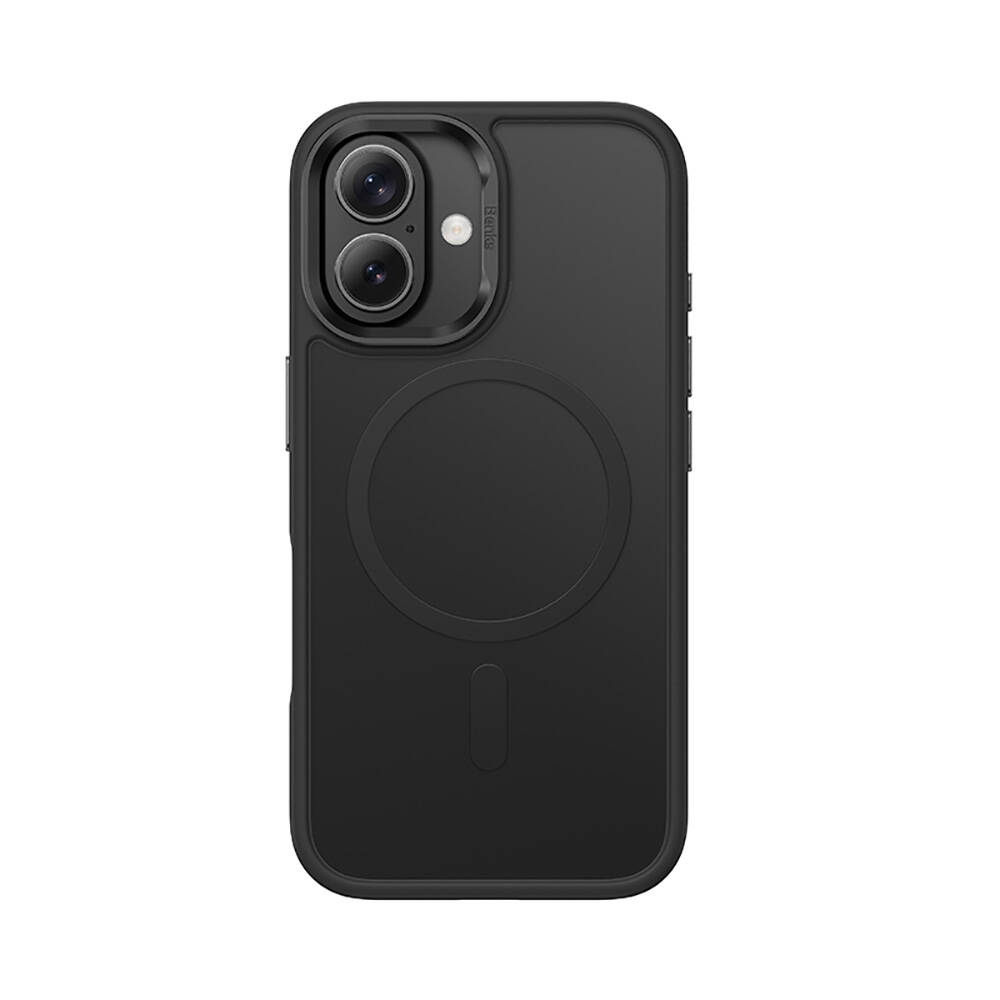[RNZ-TA110673] Apple iPhone 16 Uyumlu Kılıf M-safe Şarj Özellikli Benks Mist Protective Kapak (Siyah)