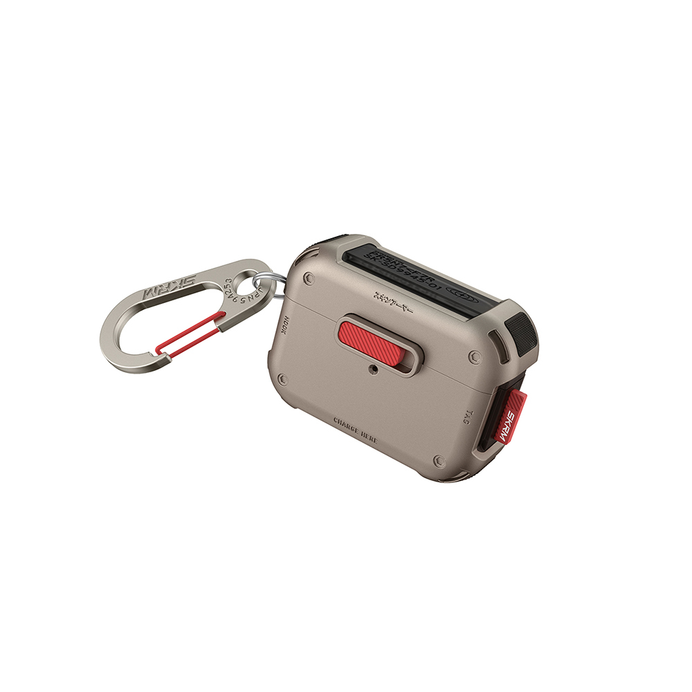 Apple AirPods Pro 2 Uyumlu Kılıf SkinArma Magnetik Kilitli Airbagli Tasarım Mecha Kılıf