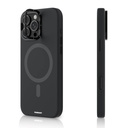 Apple iPhone 16 Pro Uyumlu Kılıf M-safe Şarj Özellikli Kamera Standlı Youngkit Bitty Cream Kapak