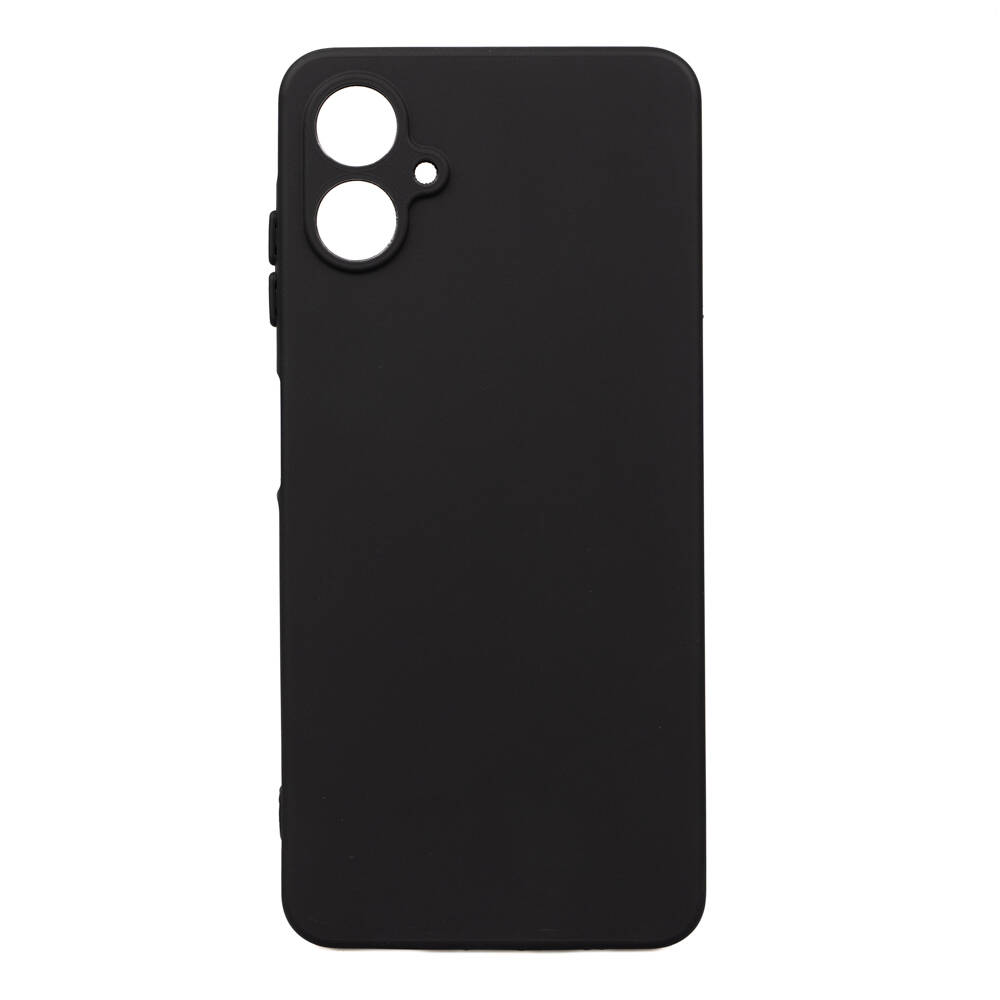 [RNZ-TA110577] Samsung Galaxy A06 Uyumlu Kılıf Zore Biye Silikon (Siyah)