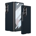 Samsung Galaxy Z Fold 6 Uyumlu Kılıf Kamera Korumalı Karbon Fiber Tasarımlı Arka Yüzey Zore Kıpta Karbon Kapak