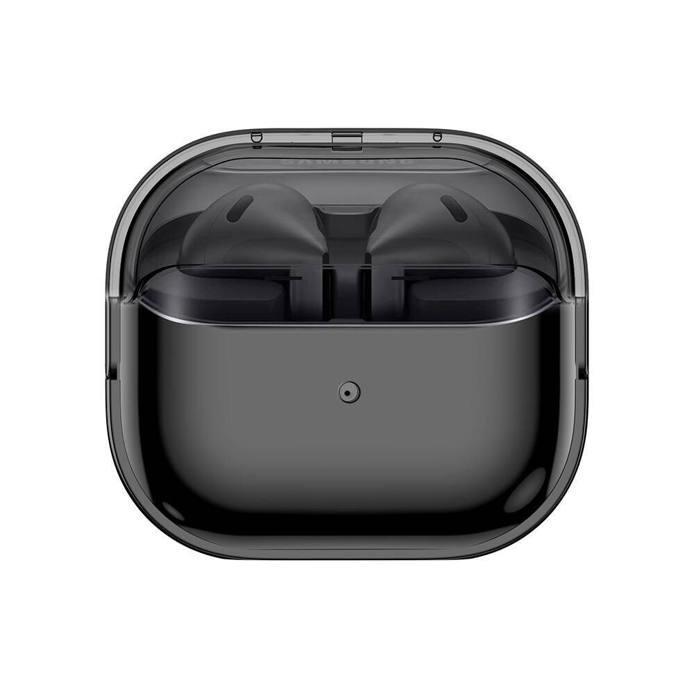 [RNZ-TA110384] Samsung Galaxy Buds 3 Uyumlu Zore Airbag 38 Şeffaf Darbelere Karşı Dayanıklı Kılıf (Siyah)
