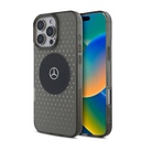 Apple iPhone 16 Pro Uyumlu Kılıf Mercedes Benz Orjinal Lisanslı M-safe Şarj Özellikli Yıldız Desenli Transparan Kapak