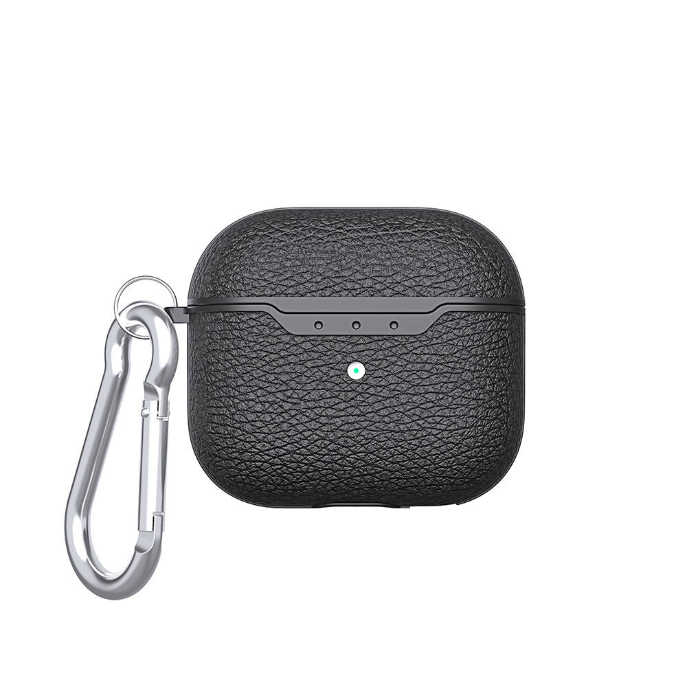 [RNZ-TA110792] Apple Airpods 4 Uyumlu Kılıf Zore Airbag 03 Silikon (Siyah)
