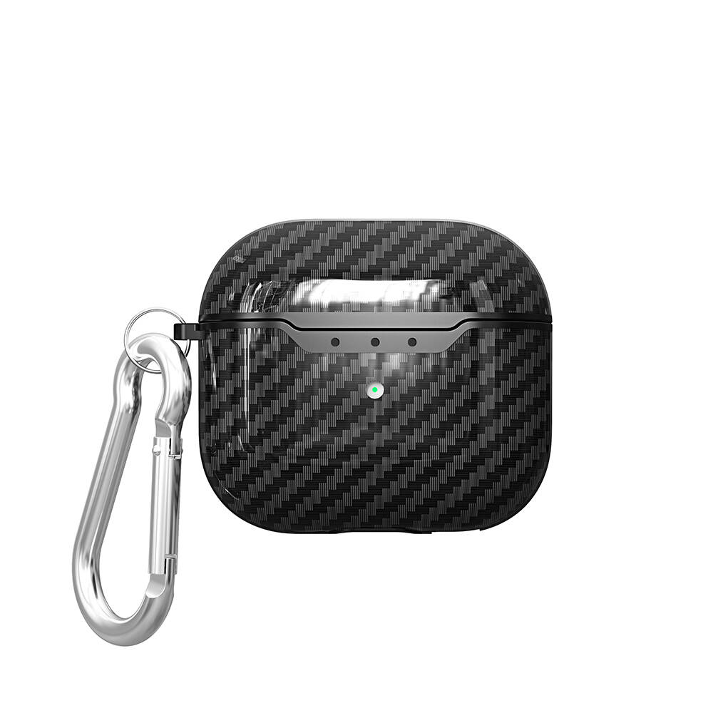 [RNZ-TA110804] Apple Airpods 4 Uyumlu Kılıf Zore Airbag 05 Silikon (Siyah)