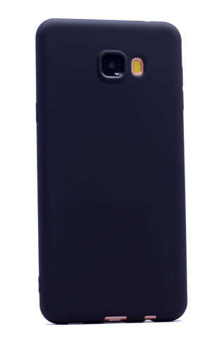 [RNZ-TA1005] Samsung Galaxy C7 Uyumlu Kılıf Zore Premier Silikon Kapak (Siyah)