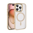 Apple iPhone 16 Pro Uyumlu Kılıf M-safe Şarj Özellikli Kamera Korumalı Zore Kripto Kapak