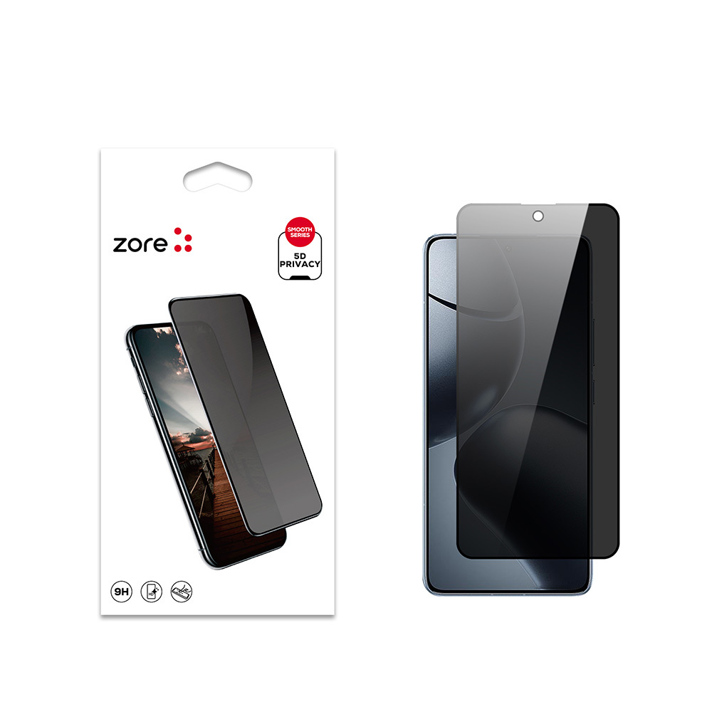 [RNZ-TA111220] Xiaomi 14T Pro Uyumlu Zore New 5D Privacy Temperli Ekran Koruyucu