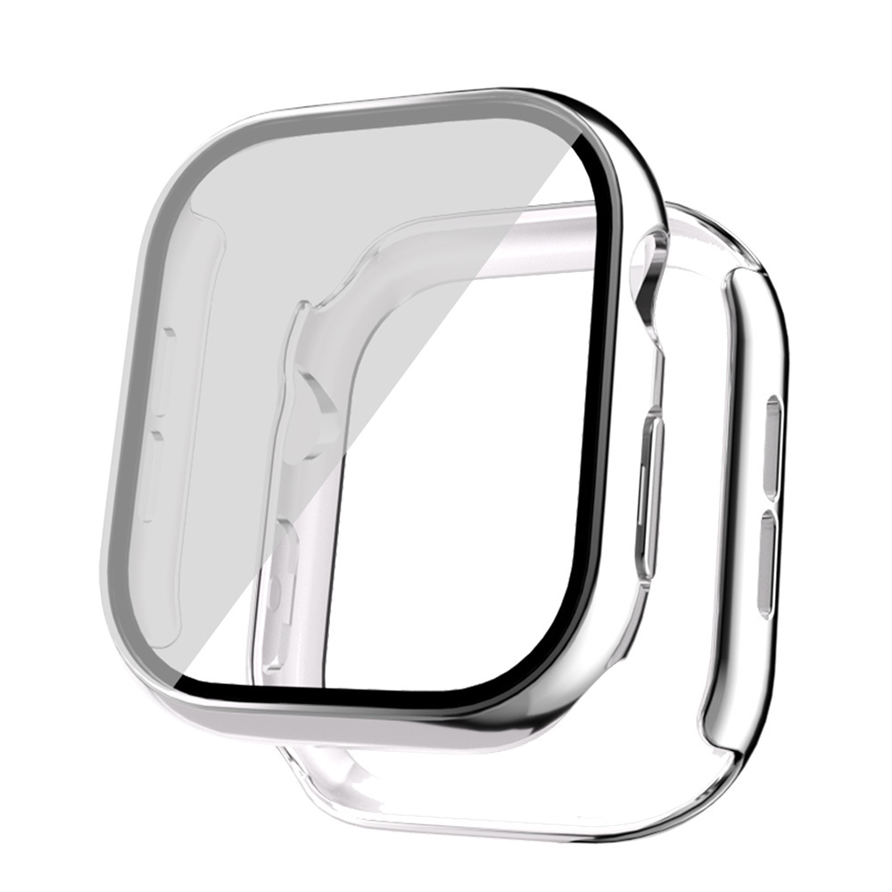 Apple Watch 10 46mm Uyumlu Sert PC Kasa Electroplatink Çerçeveli Ekran Koruyucu Zore Watch Gard 36