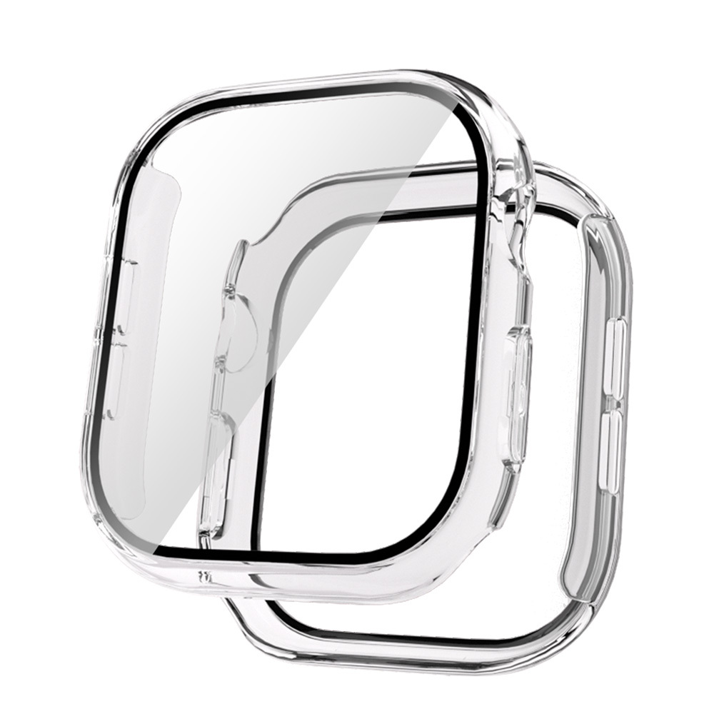 Apple Watch 10 46mm Uyumlu Sert PC Kasa Electroplatink Çerçeveli Ekran Koruyucu Zore Watch Gard 36