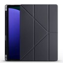 Samsung Galaxy Tab S10 Ultra Uyumlu Kılıf Zore Tri Folding Kalem Bölmeli Standlı Kılıf