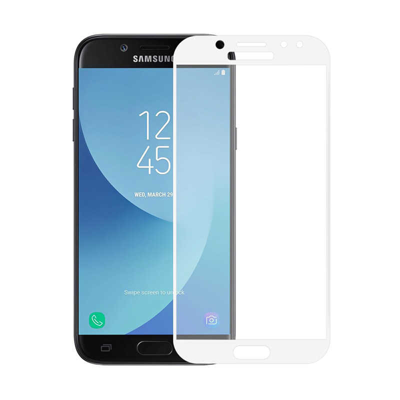 [RNZ-TA12202] Samsung Galaxy J3 Pro Uyumlu Zore Kenarları Kırılmaya Dayanıklı Cam Ekran Koruyucu