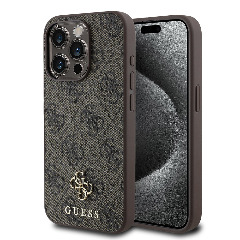 Apple iPhone 14 Pro Max Uyumlu Kılıf Guess Orjinal Lisanslı M-safe Şarj Özellikli Small 4G Classic Kapak