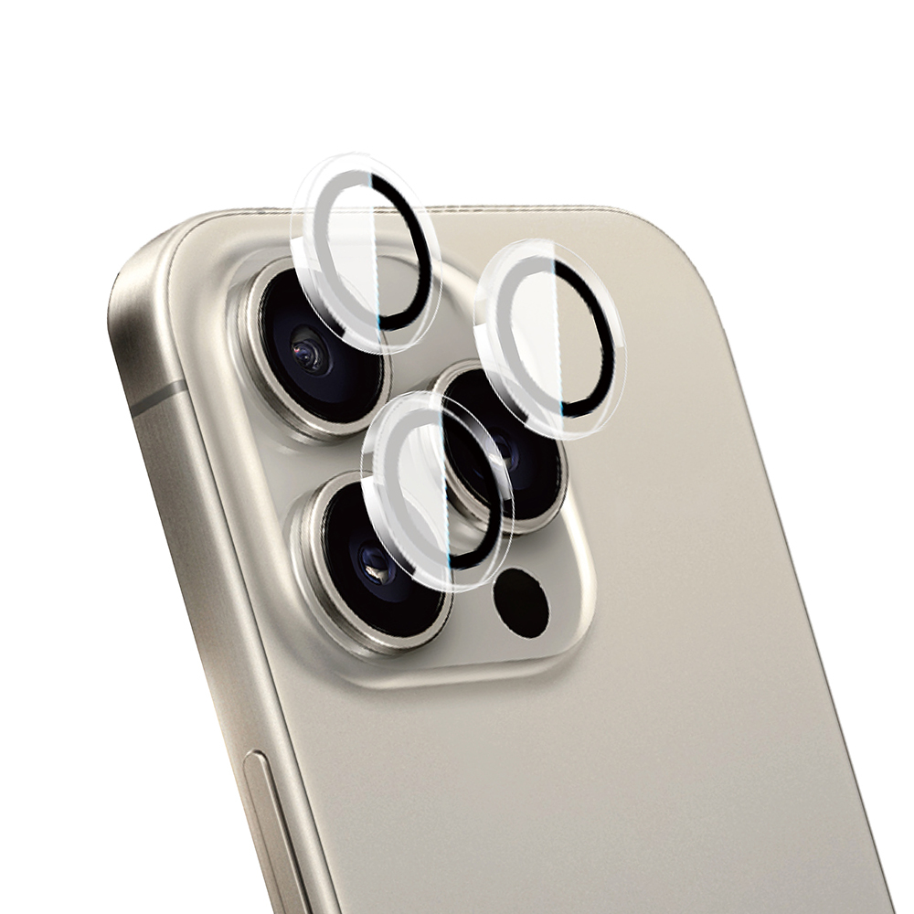 [RNZ-TA111077] Apple iPhone 14 Pro Max Uyumlu Wiwu LG-007 Lens Guard Oleofobik Anti Reflective Kamera Lens Koruyucu + Kolay Uygulama Aparatlı