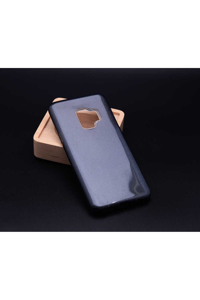 [RNZ-TA12223] Samsung Galaxy J6 Uyumlu Kılıf Zore Shining Silikon (Siyah)