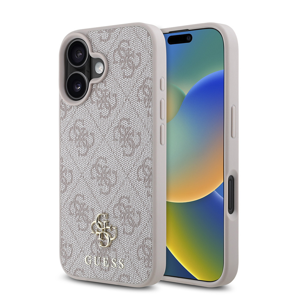 Apple iPhone 16 Plus Uyumlu Kılıf Guess Orjinal Lisanslı M-safe Şarj Özellikli Small 4G Classic Kapak