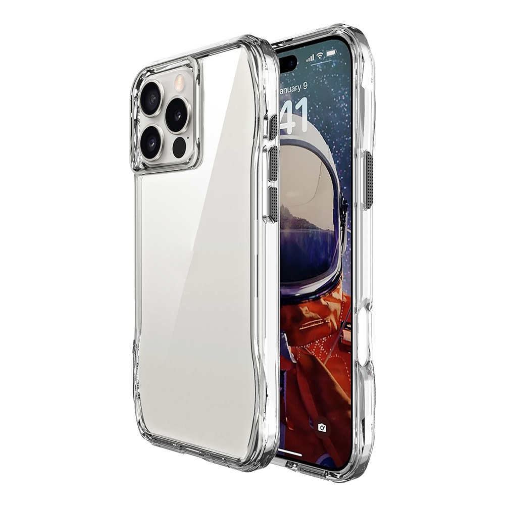 [RNZ-TA111864] Apple iPhone 16 Pro Uyumlu Kılıf Airbagli Şeffaf Zore İncek Kapak