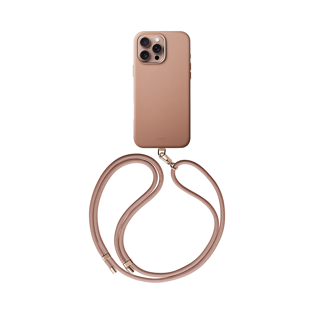Apple iPhone 16 Pro Max Uyumlu Kılıf M-safe Şarj Özellikli Soft Arka Yüzey Askı İpli Coehl Muse Kapak