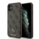 Apple iPhone 12 Uyumlu Kılıf Guess Orjinal Lisanslı M-safe Şarj Özellikli Small 4G Classic Kapak