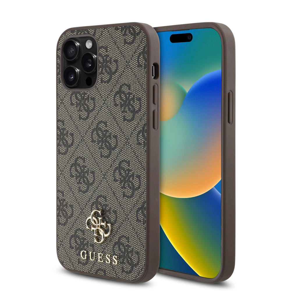 Apple iPhone 12 Pro Uyumlu Kılıf Guess Orjinal Lisanslı M-safe Şarj Özellikli Small 4G Classic Kapak