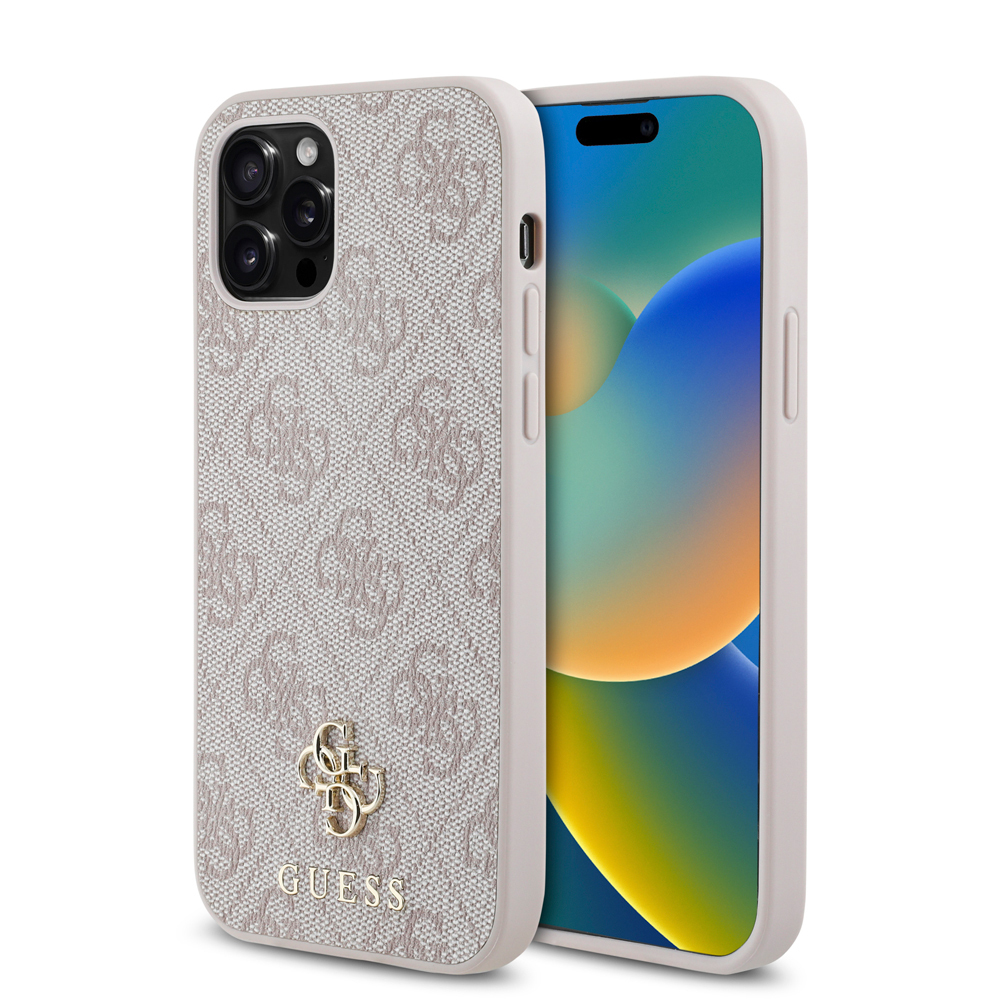 Apple iPhone 12 Pro Uyumlu Kılıf Guess Orjinal Lisanslı M-safe Şarj Özellikli Small 4G Classic Kapak