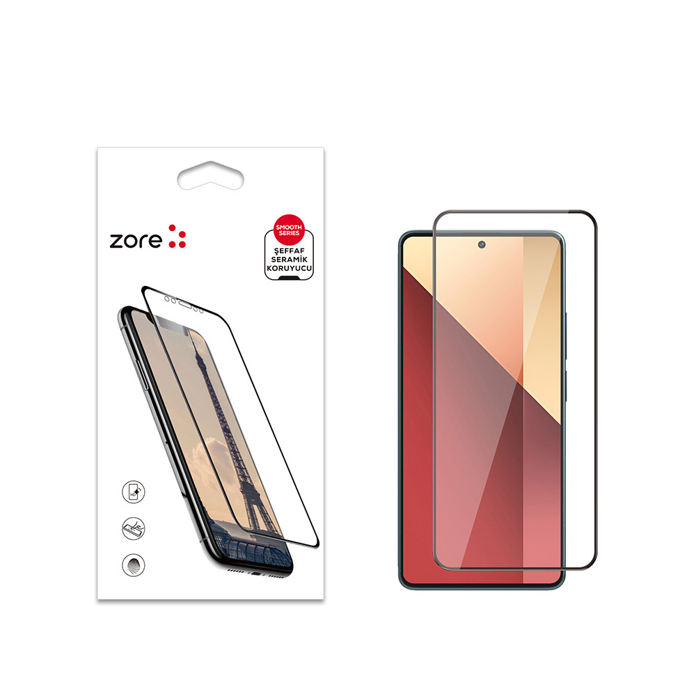 [RNZ-T34410] Xiaomi Redmi Note 13 Pro 4G Uyumlu Zore Seramik Ekran Koruyucu