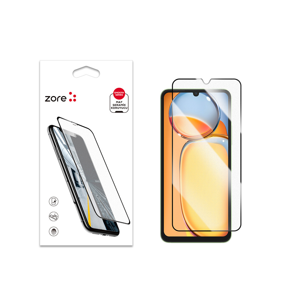 [RNZ-T34412] Xiaomi Redmi 13C Uyumlu Zore Mat Seramik Ekran Koruyucu