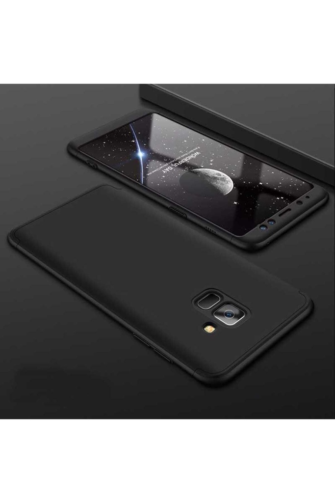 [RNZ-TA12283] Samsung Galaxy A6 2018 Uyumlu Kılıf Zore Ays Kapak (Siyah)