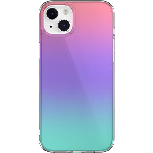 Apple iPhone 14 Plus Uyumlu Kılıf Renk Geçişli Kenarları Şeffaf Tasarımlı Lisanslı Switcheasy Crush Plus Kapak