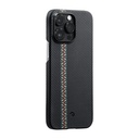 Apple iPhone 14 Pro Uyumlu Kılıf M-safe Şarj Özellikli 600D Aramid Fiber Pitaka Tactile Woven Orchestra Serisi Rhapsody Kapak