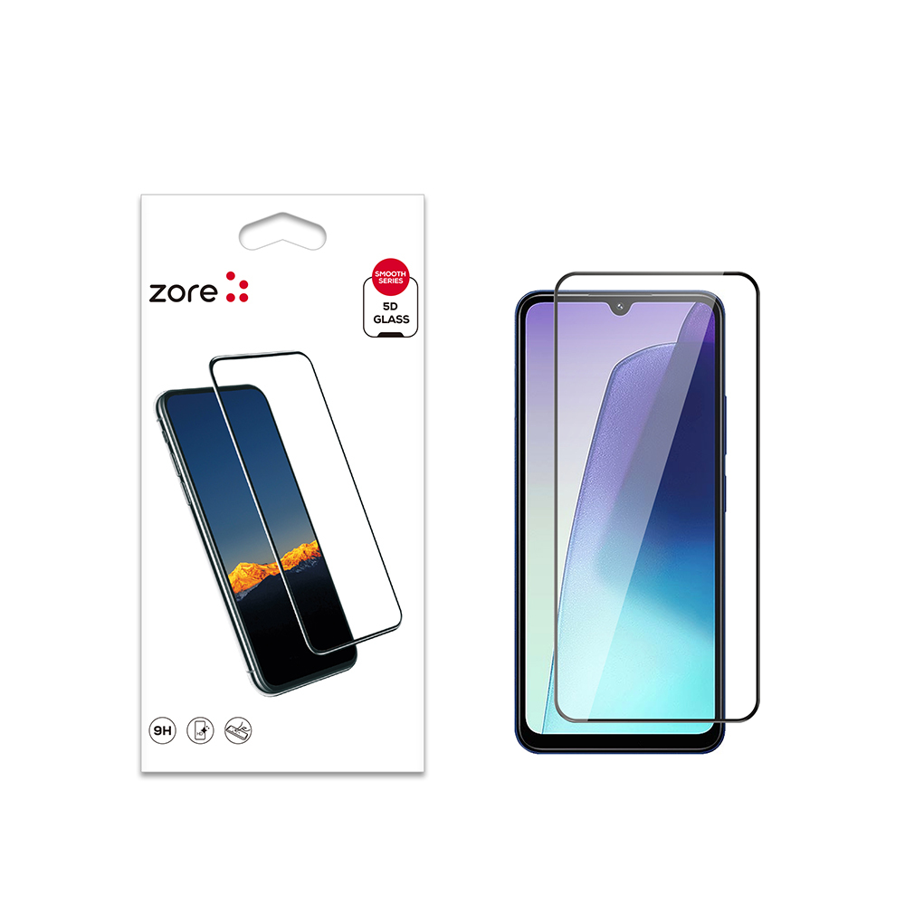 Xiaomi Redmi 14C 4G Uyumlu Zore Kenarları Kırılmaya Dayanıklı Cam Ekran Koruyucu