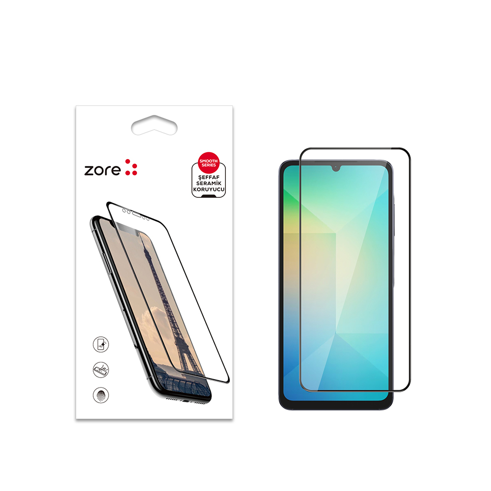 [RNZ-T34687] Samsung Galaxy A06 Uyumlu Zore Seramik Ekran Koruyucu