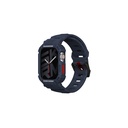 Apple Watch 7 45mm Uyumlu Skinarma Mecha 2in1 TPU Kasa Koruyucu + Silikon Kordon