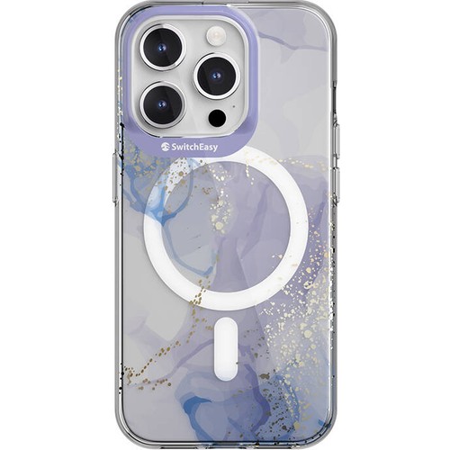 Apple iPhone 15 Pro Uyumlu Kılıf M-safe Şarj Özellikli Çift IMD Baskılı Lisanslı Switcheasy Artist-M Veil Kapak