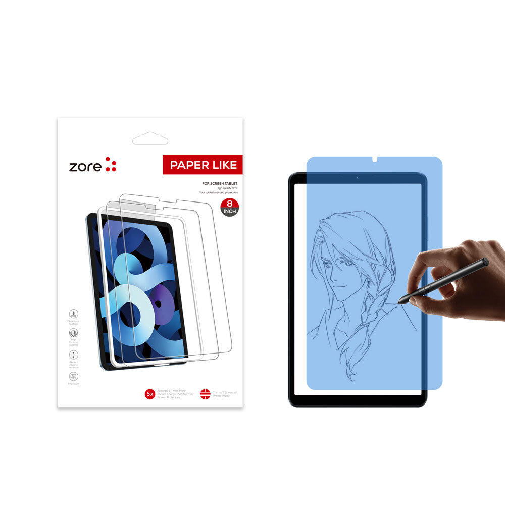 [RNZ-TA112808] Xiaomi Redmi Pad SE 8.7 Uyumlu Zore Paper-Like Ekran Koruyucu