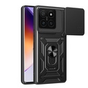 Xiaomi 14T Pro Uyumlu Kılıf Magnetik Standlı Kamera Korumalı Zore Sürgülü Vega Kapak